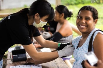 Benefits of volunteering in low income communities